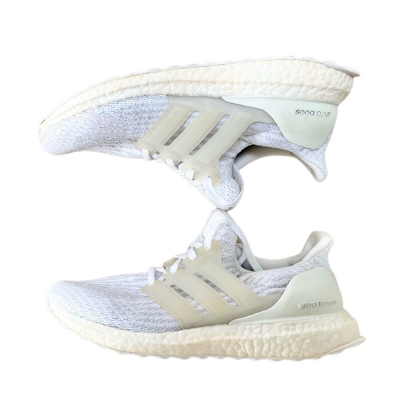 Women's adidas UltraBOOST White/Grey Running Shoes Size 7 - Picture 6 of 9